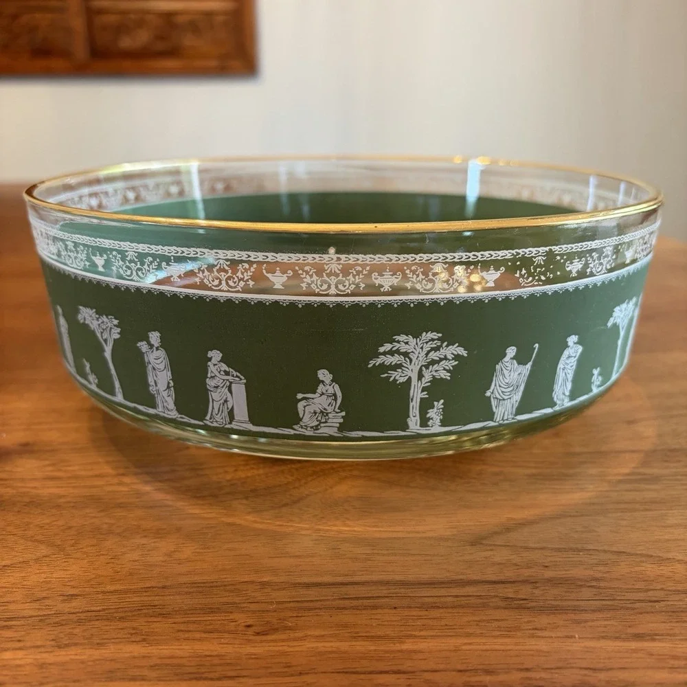 Green Serving Bowl 9